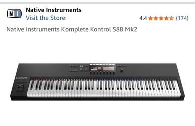 NEW SEALED Native Instruments Komplete Kontrol S88 MK2 88-Key Weighted MIDI Controller