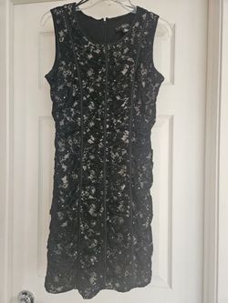 Sparkly Black Dress, Size 10