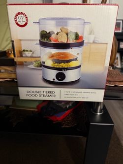 Chef's Counter Double Tiered Food Steamer