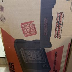 NEW 2 12” Kicker L7t Shallow Series Subwoofers With Slim Boxes