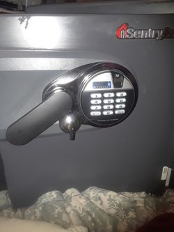 sentry Fire Safe w/fingerprint sensor