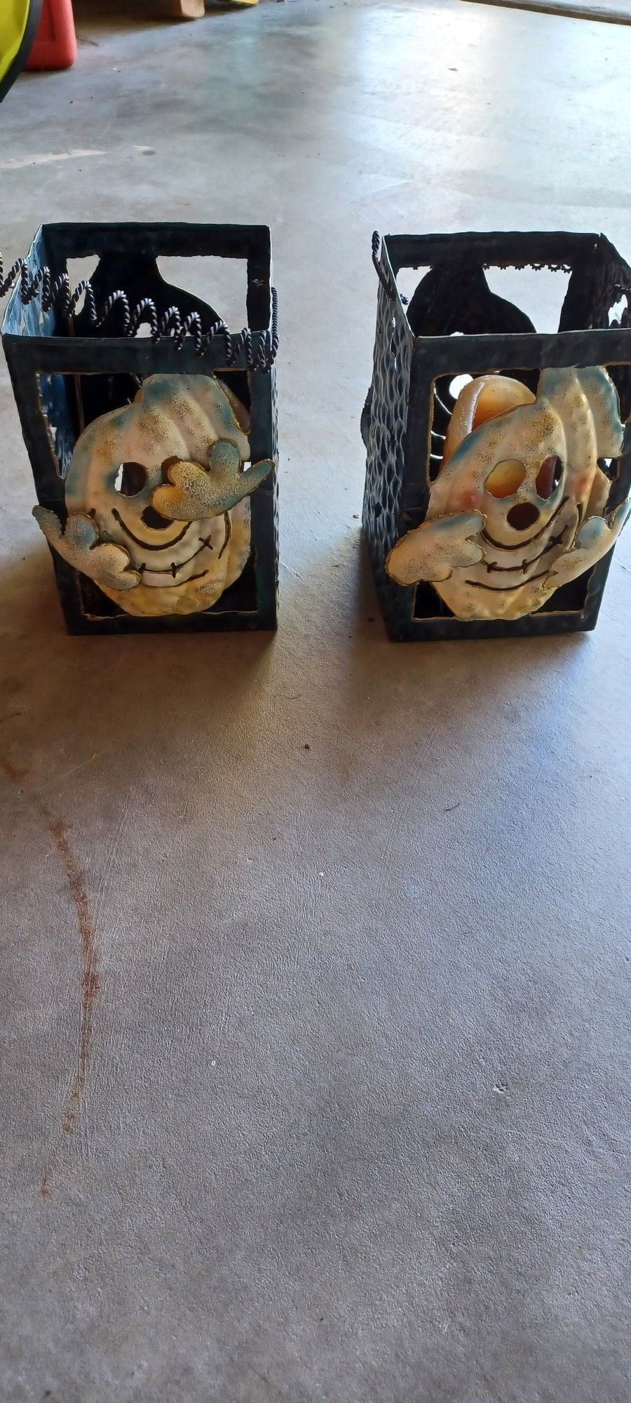Metal Indoor/outdoor Halloween Candle Holders