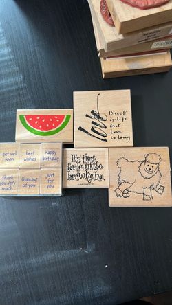 Wooden stamps