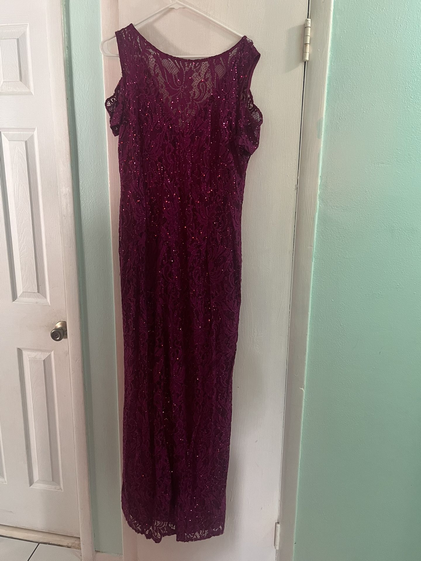 Long Beautiful Purple Dress