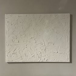 Large Textured Canvas Wall Art