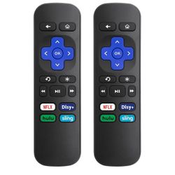 Roku Remote Control Roku Express, Roku Premiere,Roku Box,Roku Player, Roku 1234 (Not for TV) Packof2