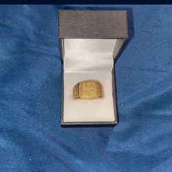 18k Gold Poker Ring