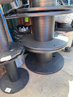 Large Empty Plastic Cable Spools