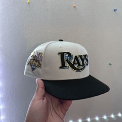 Tampa Bay Rays Fitted Hat Size 7 1/2