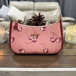 coach cherry Purse 