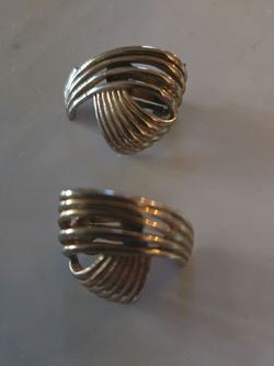 Vintage earrings silver