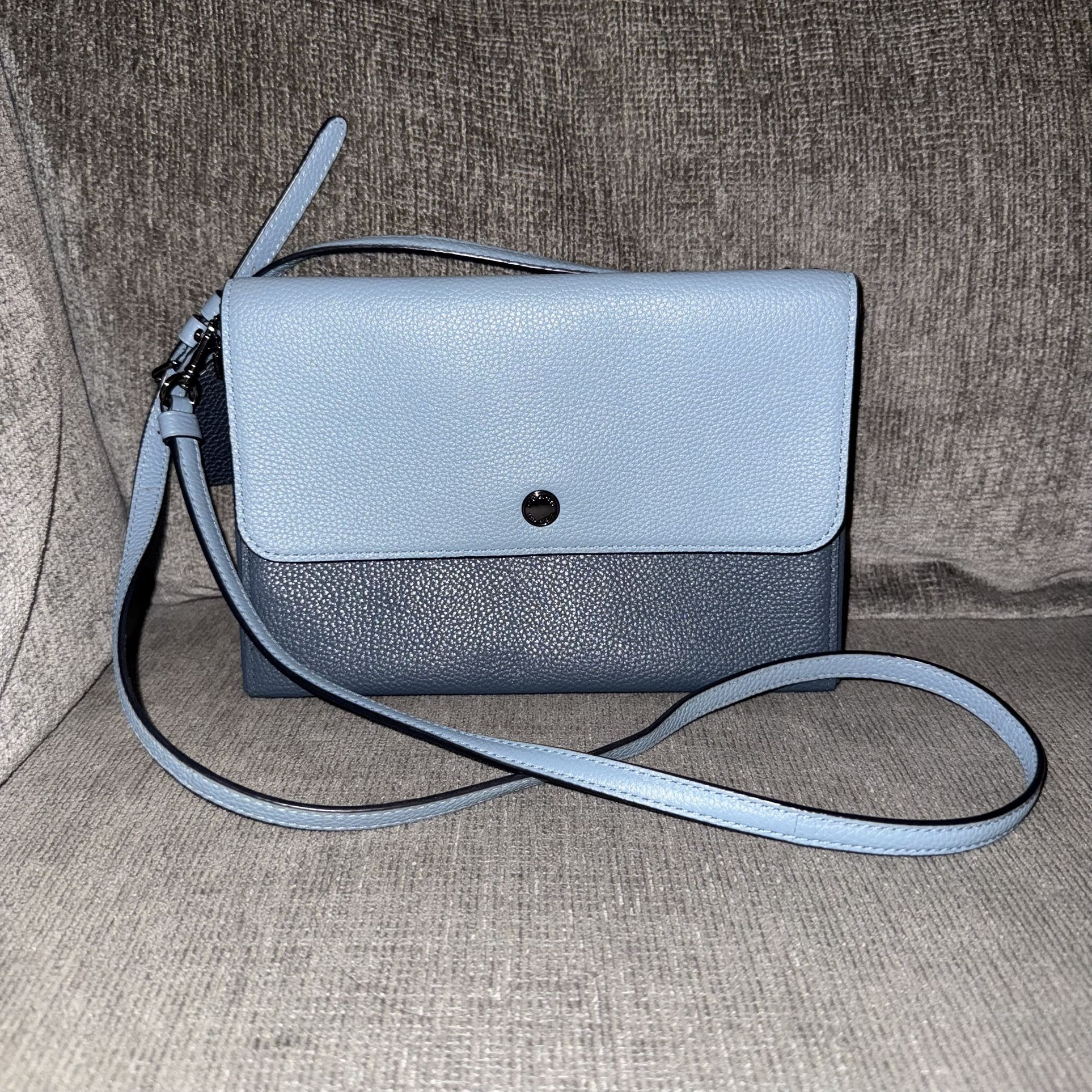 Blue Coach Crossbody Bag Purse