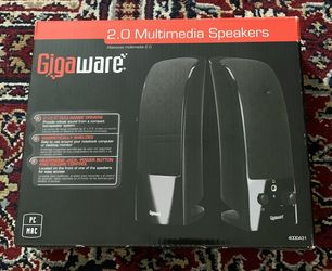BRAND NEW GIGAWARE COMPUTER SPEAKERS