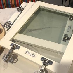 Shelve Front Cover Glass Doors Ikea