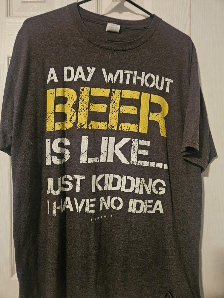 Mens Beer Shirt Bundle Xl