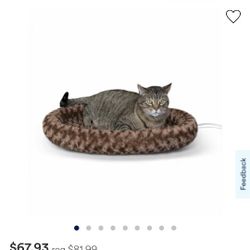K&H Pet Products Thermo-Kitty Fashion Splash Mocha Large 16 X 22 Inches Large 16 X 22 Inches Mocha Splash

