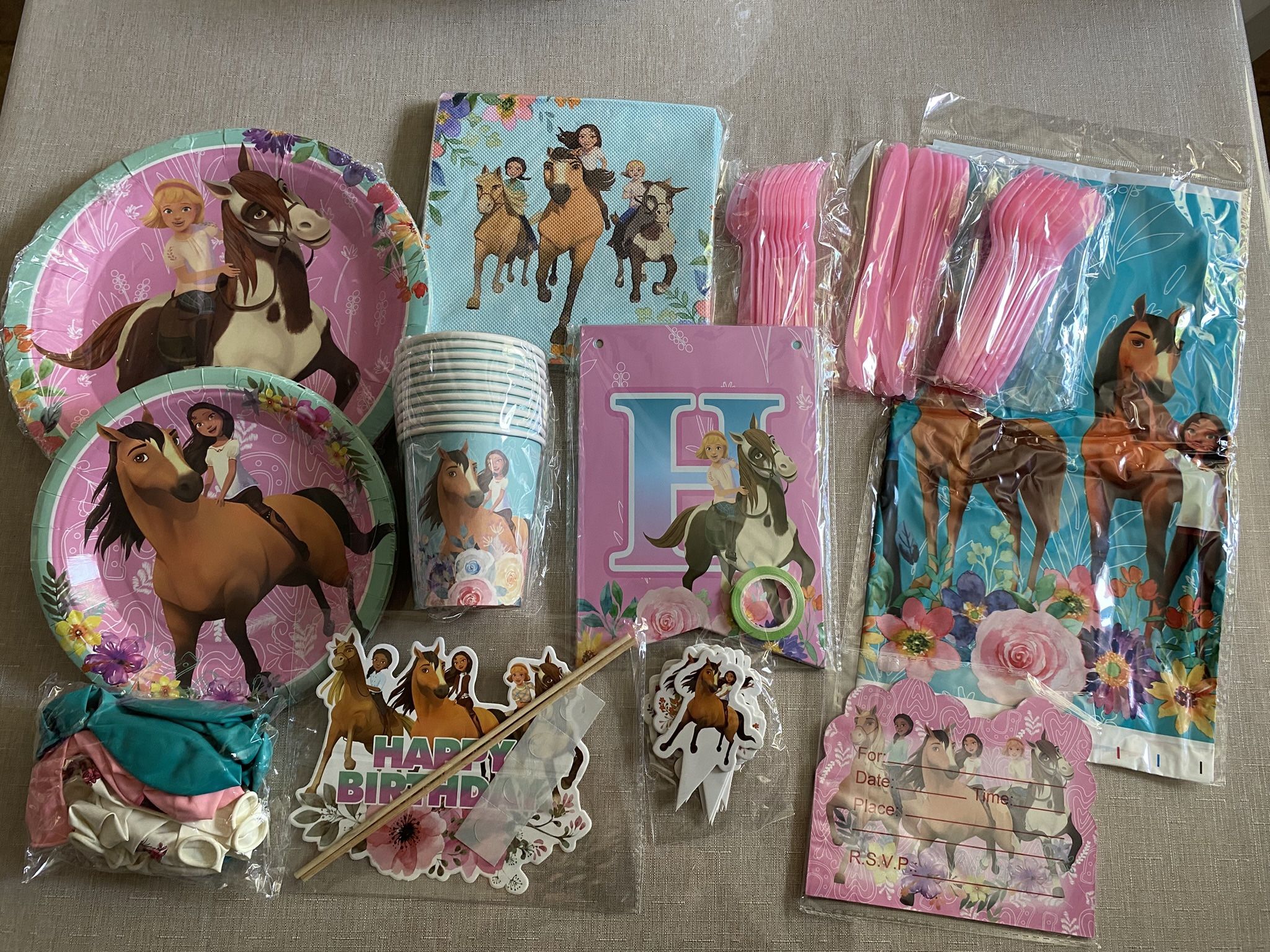 Spirit Riding Horse Birthday Party Supplies
