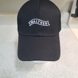 Walther Black Embroidered Hats