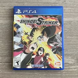Naruto to Boruto Shinobi Striker PS4 Game