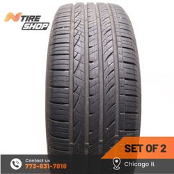 Set of 2 Used  8.5/32    245/55R19  103V  Hankook   Ventus S1 Noble 2