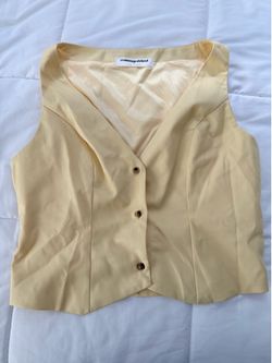 Butter Yellow Vest Top