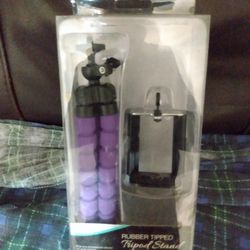 Purple Cell Phone Tripod New