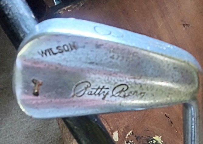 VTG Rare Wilson Patty Burg #3 Iron