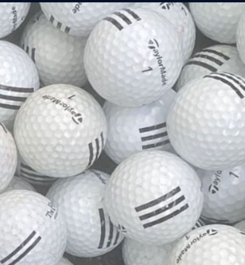 Golf Balls (Count 171) 50 Taylor Made Golf Balls and an Assortment Of Other Golf Balls Great Buy