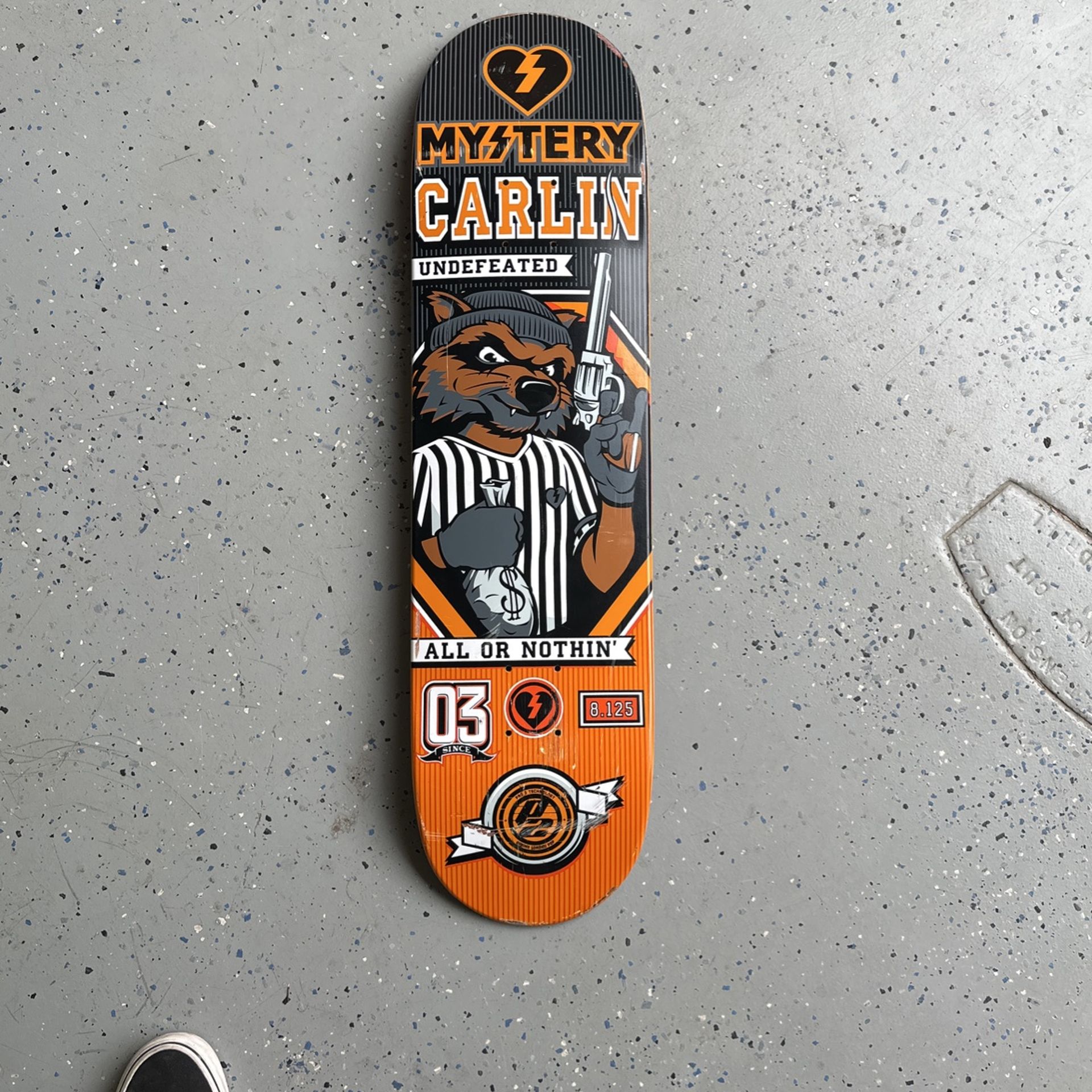 Mystery Skateboard Deck 8.125