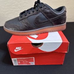 Nike Dunk Low SE Chocolate Croc Men's Size 8 DV1024-010 