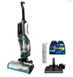bissell 3277 crosswave x7 cordless pet pro titanium/black/copper vacuum
