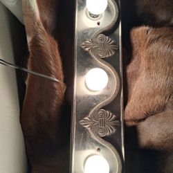 Vintage Vanity Metal  Ligth Fixture 