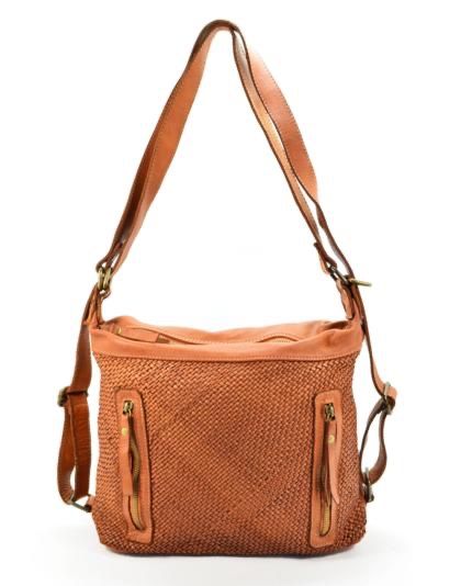 Y062 Backpack bag with double front zip pocket