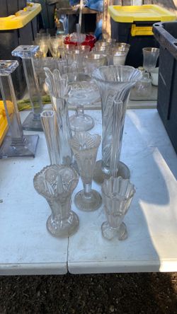 Crystal vases