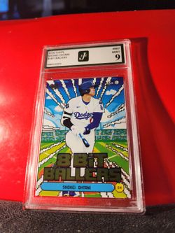 2026 Topps 8 Bit Ballers Shohei Ohtani Insert Card #8B-7 Dodgers EJE 9 MT
