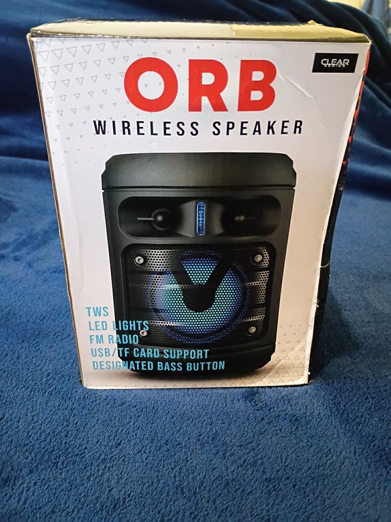 Wireless Speaker New In Box + Charger
