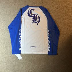  Chrome Hearts Blue And White Long Sleeve