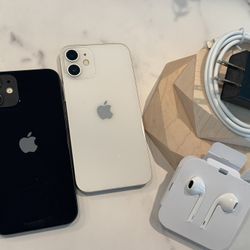 IPhone 12 mini (64gb) Black And White UNLOCKED