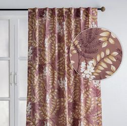 New Maison d’ Hermine set of 2 curtains 50”x124”