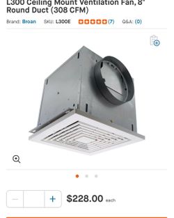 Broan ventilation