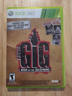 Power Gig: Rise of the SixString Microsoft Xbox 360 Complete In Box With Manual
