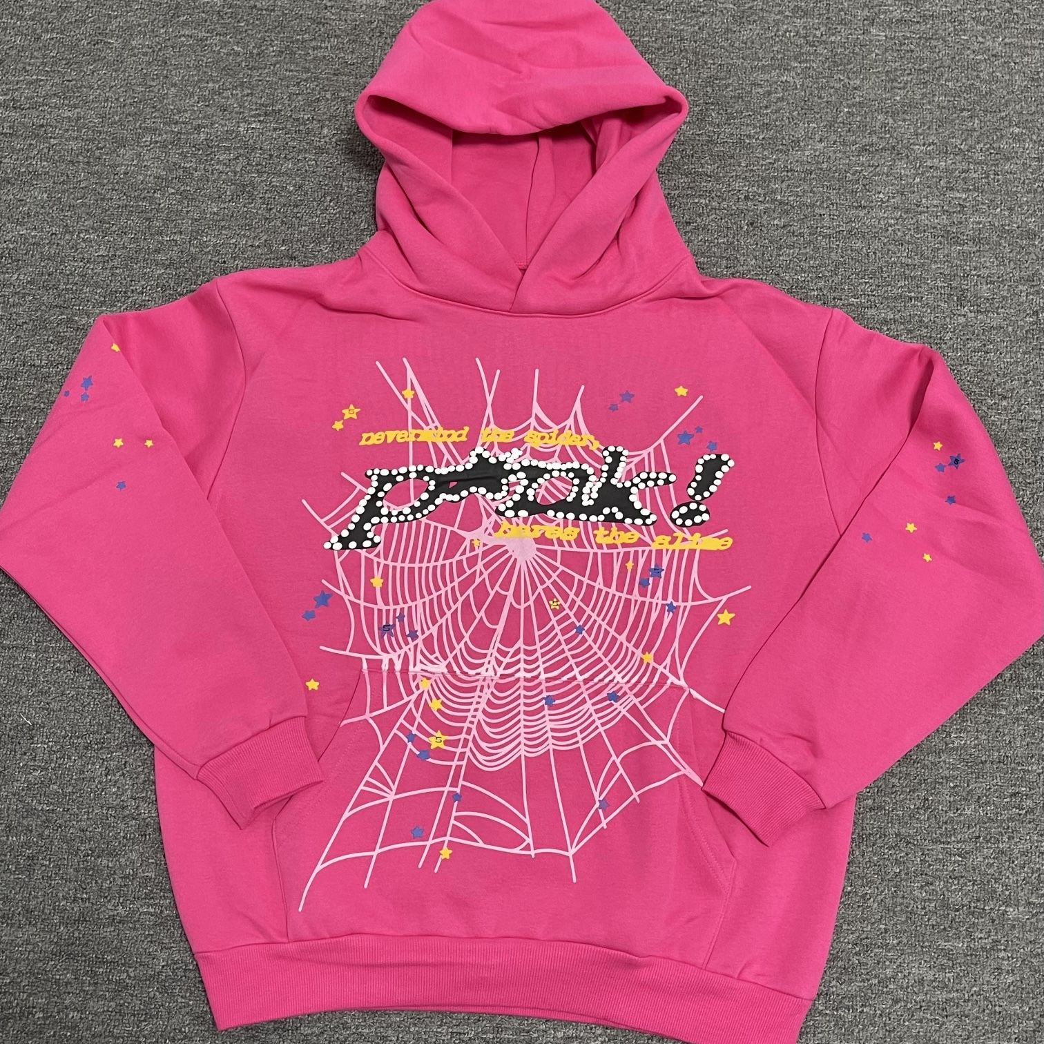 Spider Worldwide × Young Thug Sp5der Pink Punk Hoodie 