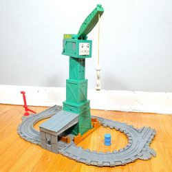 THOMAS & FRIENDS Take N Play Along CRANKY Crane Train PLAYSET 2009
