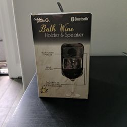 Bath wine Holder & Speaker