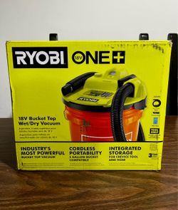 Ryobi 18v ONE+ Bucket Top Wet/Dry Vacuum