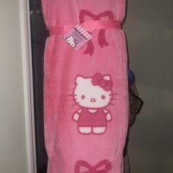 Hello Kitty OG PINK BOW BLANKET 