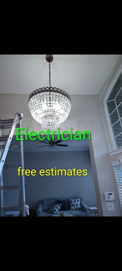 Plugs, ceiling fans , lights