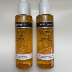 Neutrogena Soothing Clear makeup remover with Turmeric