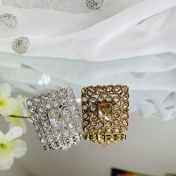 Polki Adjustable Rings 