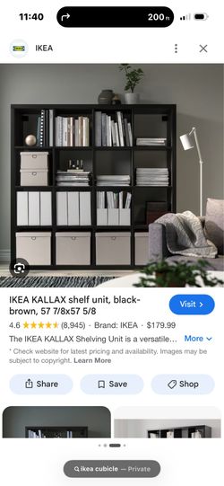 IKEA cubicle of 16 just like in picture but white